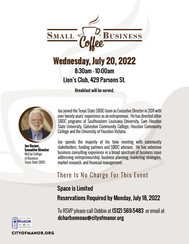Small Business Coffee Banner